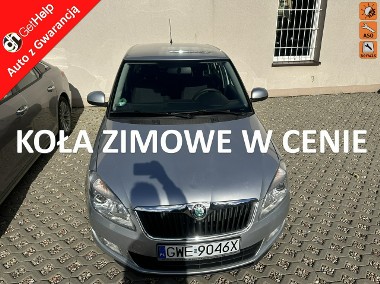 Skoda Fabia II Benzyna/Isofix/Klimatyzacja/Aux/Drugie koła/Wymieniony rozrząd-1