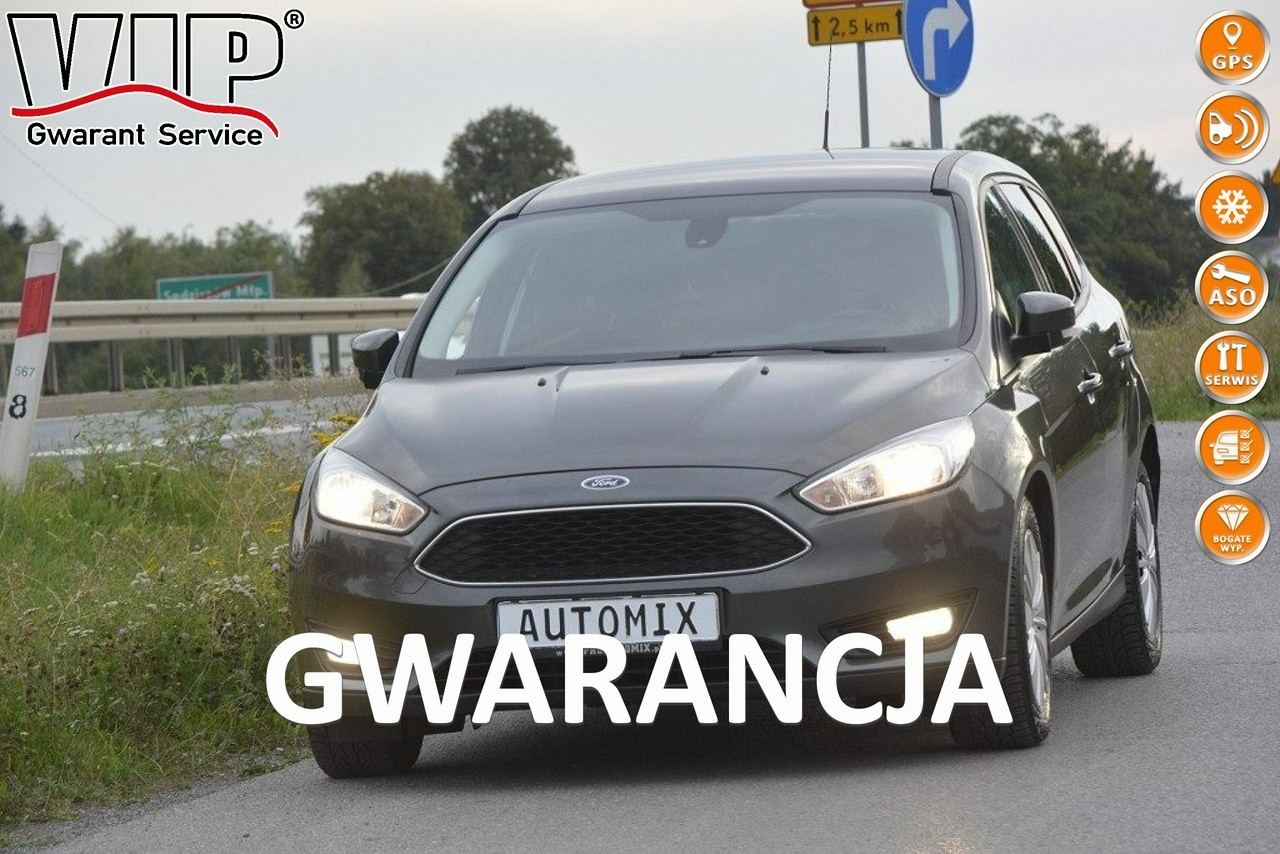 Ford Focus III 1.0 EcoBoost nawigacja grzana szyba gwarancja przebiegu