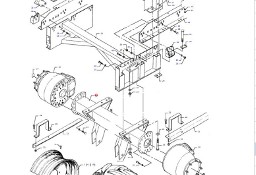 Massey Fergusson MF 30 - oś przednia most D28182141