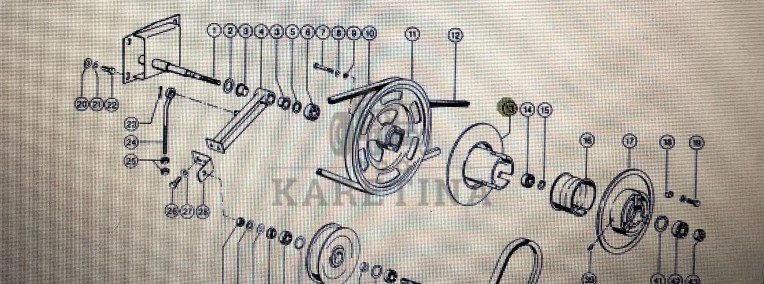 Tarcza regulacyjna stała Claas Mega 370-340 Nr katalogowy 000 749 997 0-1