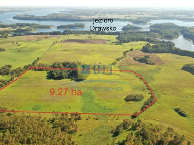 Działka budowlana 9.27ha w okolicy jeziora Drawsko-1