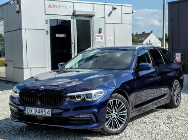 BMW SERIA 5 VII (F90) 518D 150KM mHEV 2020r Sport Line, serwis. kamera 360, panorama-1