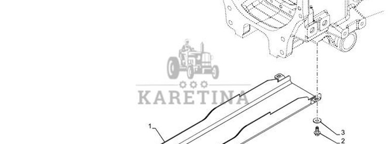 New Holland T6070 Osłona 87544465-1