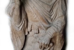 Rzeźba: Święty - Lite Drewno DUŻA, STOJĄCA HANDMADE