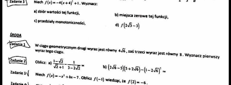 "Matematyka Liceum 2" - Zestaw 16 rozwiązań.-1