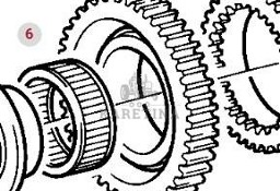 Fendt Favorit 514 Koło Zębate Walcowe CZĘŚCI 514100080040