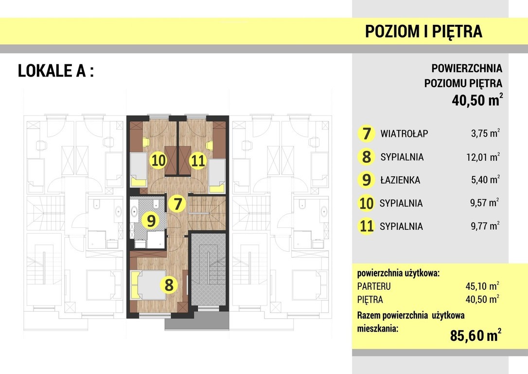 85,6 m² | 4 pokoje | ogródek | Bez Pcc i prowizji| Gotowe - Widok 3