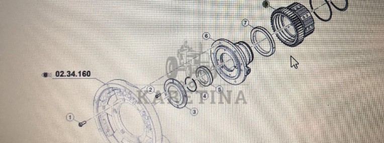 CLAAS 60 0503 163 7/Claas piasta przekładni/Claas Arion 640 430-410 500 540-510-1