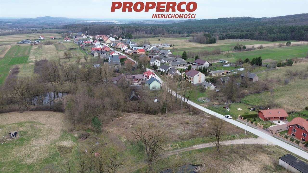 Działka pow. 2300 m², Skiby, gm. Chęciny – pohled 3