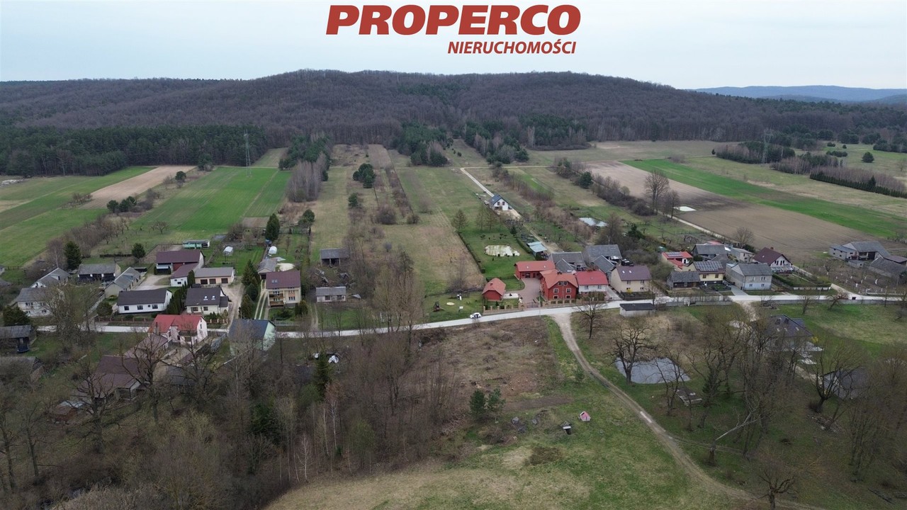 Działka pow. 2300 m², Skiby, gm. Chęciny – pohled 4