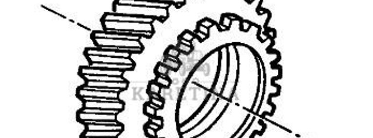 Massey Ferguson 3690 Wałek Zębaty Zębatka Skrzyni Dynashift 36 zęby CZĘŚCI 3617275M2-1