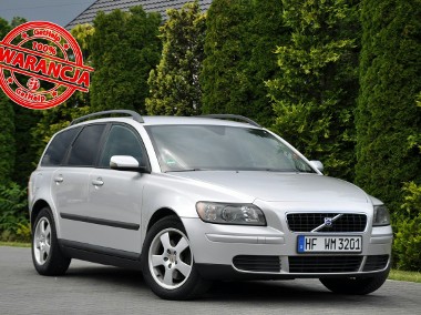 Volvo V50 I 2.4Benzyna(140KM)*Welur*Reling*I Właściciel*Klimatronik*Alu16"ASO-1