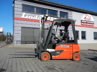 Elektryczny wózek widłowy Linde E16P-02 Triplex , przesuw boczny  / BD-2341-1