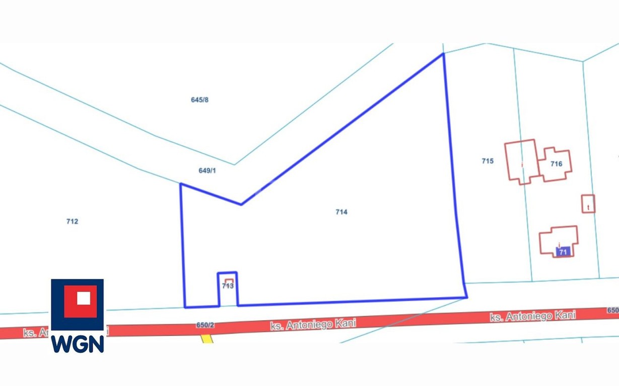 Działka na sprzedaż, 1232 m², Dębnica Kaszubska Dębnica Kaszubska – pohled 3