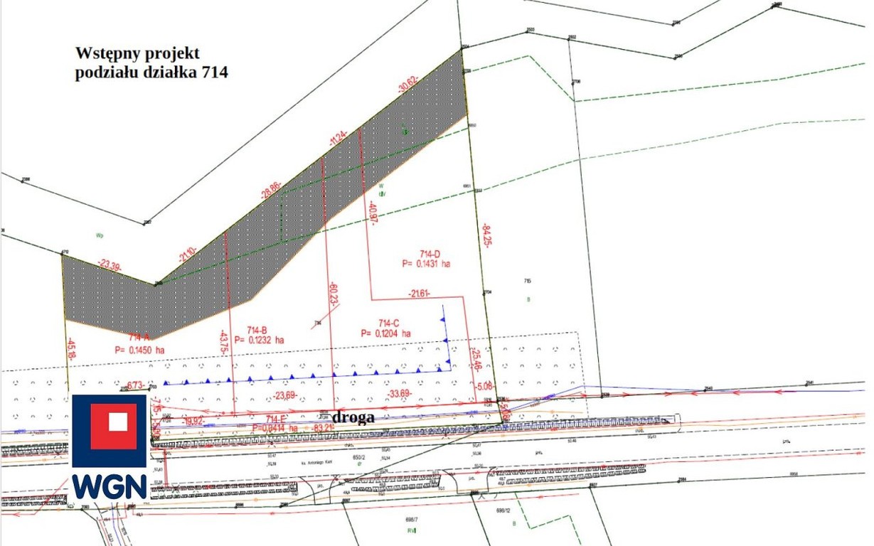 Działka na sprzedaż, 1232 m², Dębnica Kaszubska Dębnica Kaszubska – pohled 5