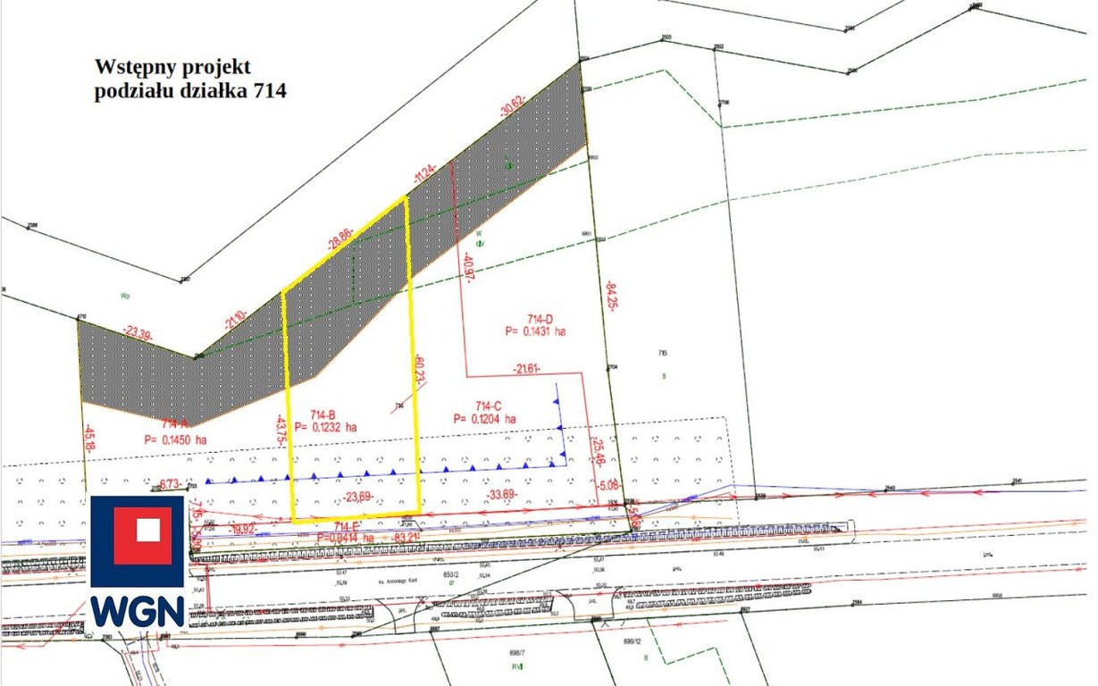 Działka na sprzedaż, 1232 m², Dębnica Kaszubska Dębnica Kaszubska – další