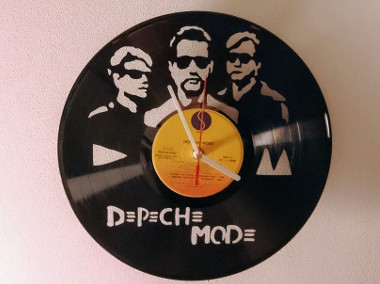 Zegar z płyty winylowej 12'' Depeche Mode-1