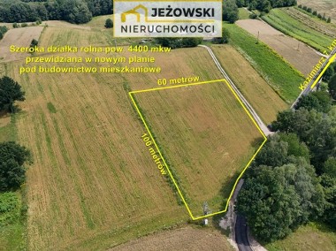 Szeroka działka 44ary, Wierzchoniów, 7 km od Rynku-1