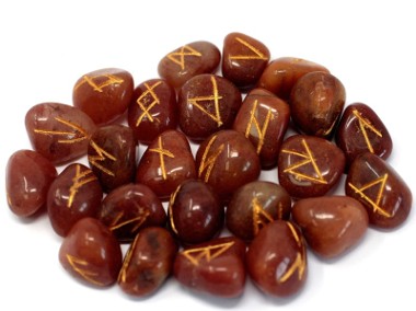 Kamień runiczny – Czerwony Awenturyn-1