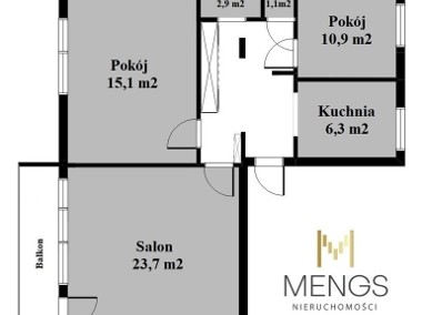 Mieszkanie, 3 pokoje, Pruszków, Nowa cena !!!-1