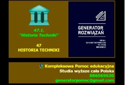 "Historia Techniki" Pomoc / Notatki / Rozwiązania / Literatura / Zestawy Testowe