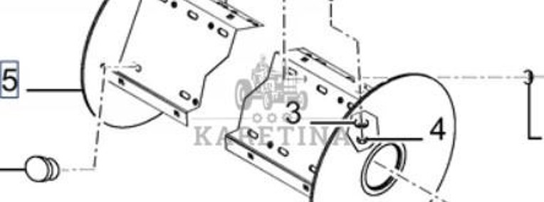New Holland CR9080 Odrzutnik CZĘŚCI 86587803-1
