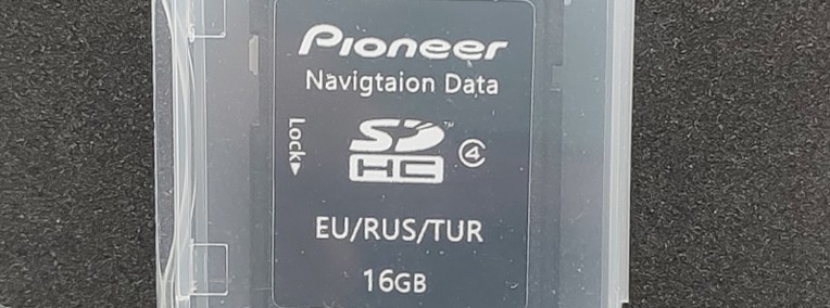 Karta SD mapa EU dla stacji multimedialnej PIONEER-1