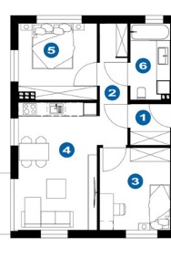 3-pokojowe mieszkanie, Dębniki, ul. Magnolii-2