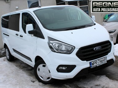 Ford Transit Custom Long 9-osobowy SalonPL FV23% Nowy Rozrząd Android Tempomat-1