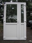 nowe PCV drzwi 140x210 kolor biały, wzmacniane