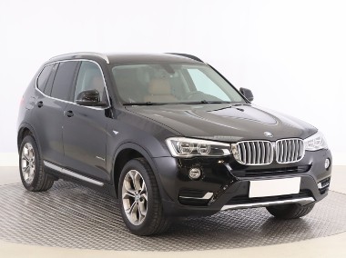 BMW X3 II (F25) , Salon Polska, Serwis ASO, 190 KM, Automat, Skóra, Navi,-1