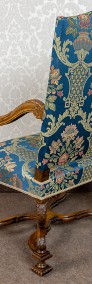 Fotel tron Ludwik XIV antyk stary Daniel Marot stylowy XIXw.-3