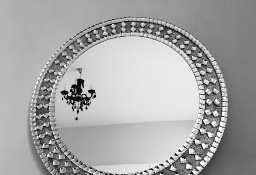LUSTRO okrągłe glamour  kryształowe diamentowe 50cm 55, 60 ,70 ,80, 90 cm    