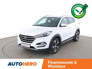 Hyundai Tucson III automat 4x4 navi kamera 177KM hak grzane fotele Bluetooth FullLED-1