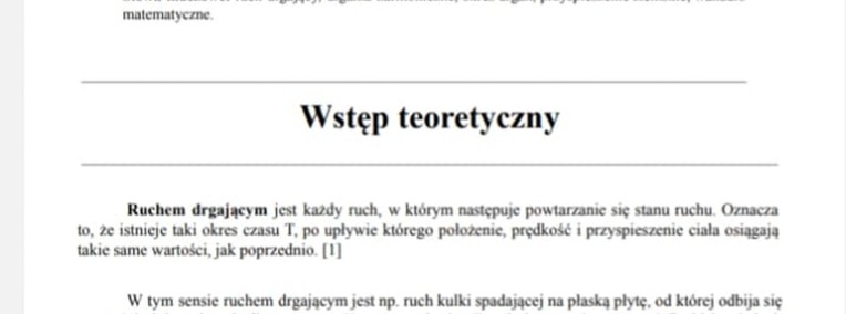 Wyznaczanie przyśpieszenia ziemskiego za  pomocą wahadła matematycznego.-1