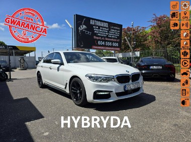 BMW SERIA 5 2.0 Hybryda 299 KM, Kamery 360, Automat, Full LED, Bluetooth, Alufel-1
