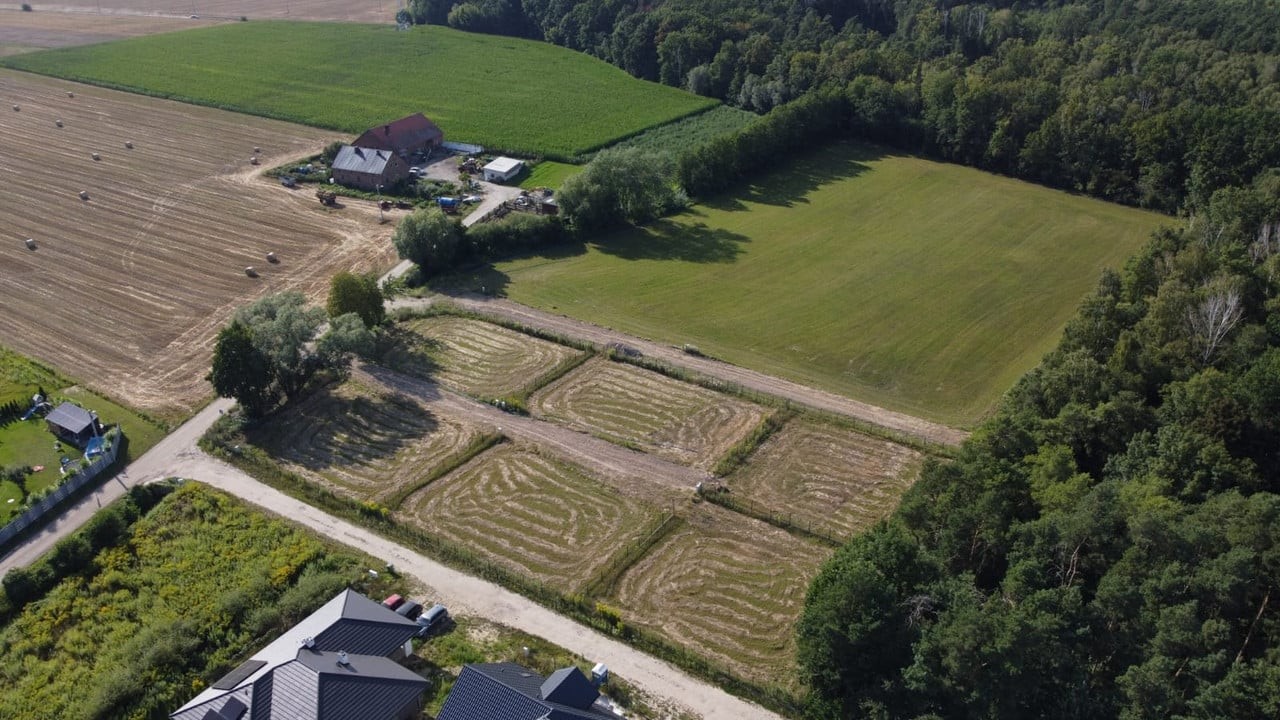 6 działek budowlanych BEZPOŚREDNIO PRZY LESIE + podatek Vat, Dopiewo