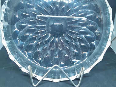 Kryształowa patera z pięcioma talerzykami-1