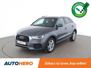 Audi Q3 I (8U) 1.4 TFSI 6MT S-line Climatronic Tempomat Nawigacja Xenon Skóra PDC L-1