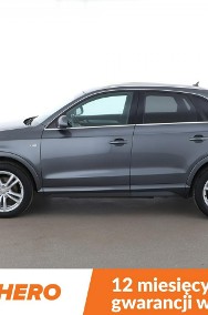 Audi Q3 I (8U) 1.4 TFSI 6MT S-line Climatronic Tempomat Nawigacja Xenon Skóra PDC L-2