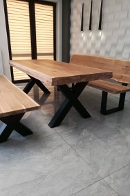 stół dębowy,drewniany do jadalni,lokalu,restauracji -3