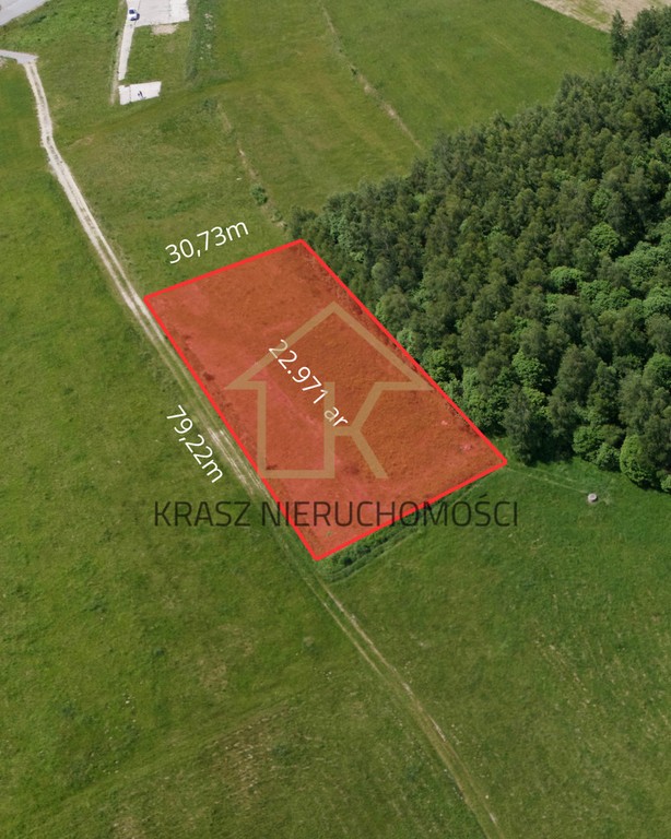 Widokowa działka 2292 m² w Naprawie - Widok 4