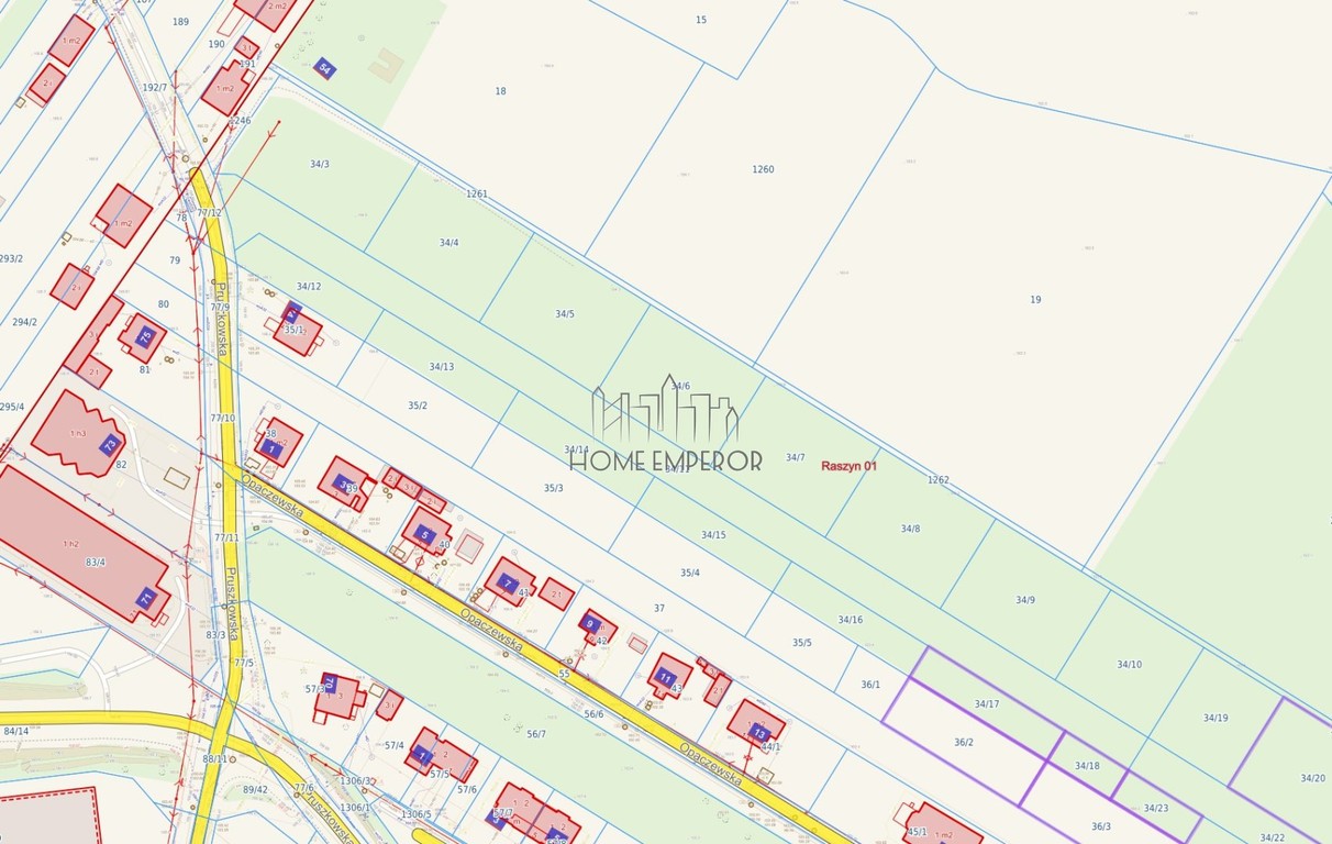 Działka na sprzedaż, 1000 m², Raszyn Raszyn - Ansicht 2