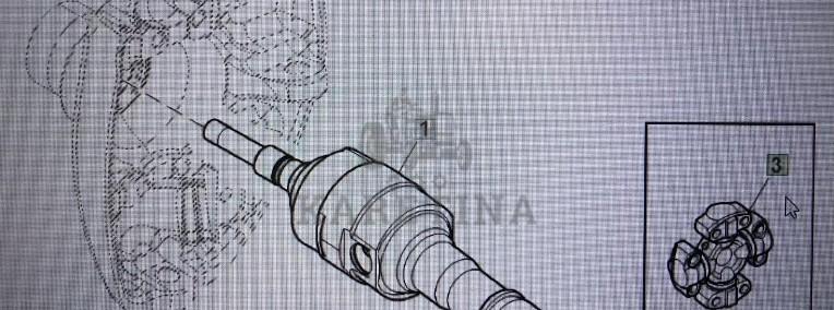 JOHN DEERE RE307561/John Deere przegub uniwersalny/John Deere 8345R 7200R 7210R 7230R 8245R 8270R-1