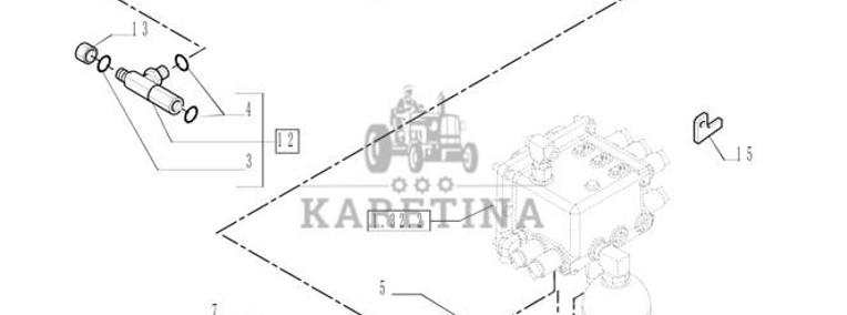 New Holland T6090 Rurka 16mm id, mat 1130 gr. c 87660983-1