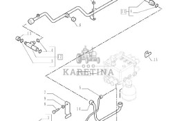 New Holland T6090 Rurka 16mm id, mat 1130 gr. c 87660983