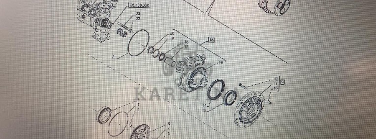 CASE OPTUM 270 OŚ PRZEDNIA-PIASTA/CZĘŚĆ 47489621/CASE OPTUM 250 270 300-1