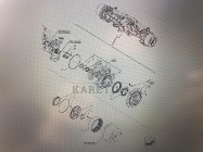 CASE OPTUM 270 OŚ PRZEDNIA-PIASTA/CZĘŚĆ 47489621/CASE OPTUM 250 270 300