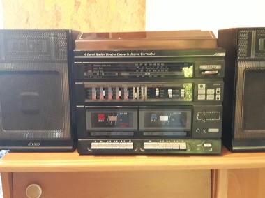Wieża stereo  /radio, adapter, 2 kasety/-1