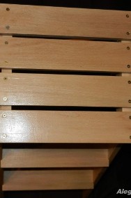Drabinka, taboret, podest, stołek drewniany składany-2